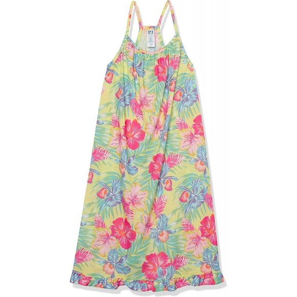 PJ Place Other - NWT PJ Place Girls Sleeveless Nightgown Tropical Green L